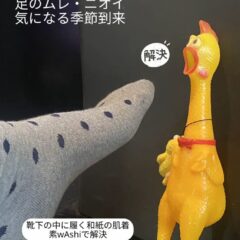 靴下の中のムレ・臭いが気になりはじめました